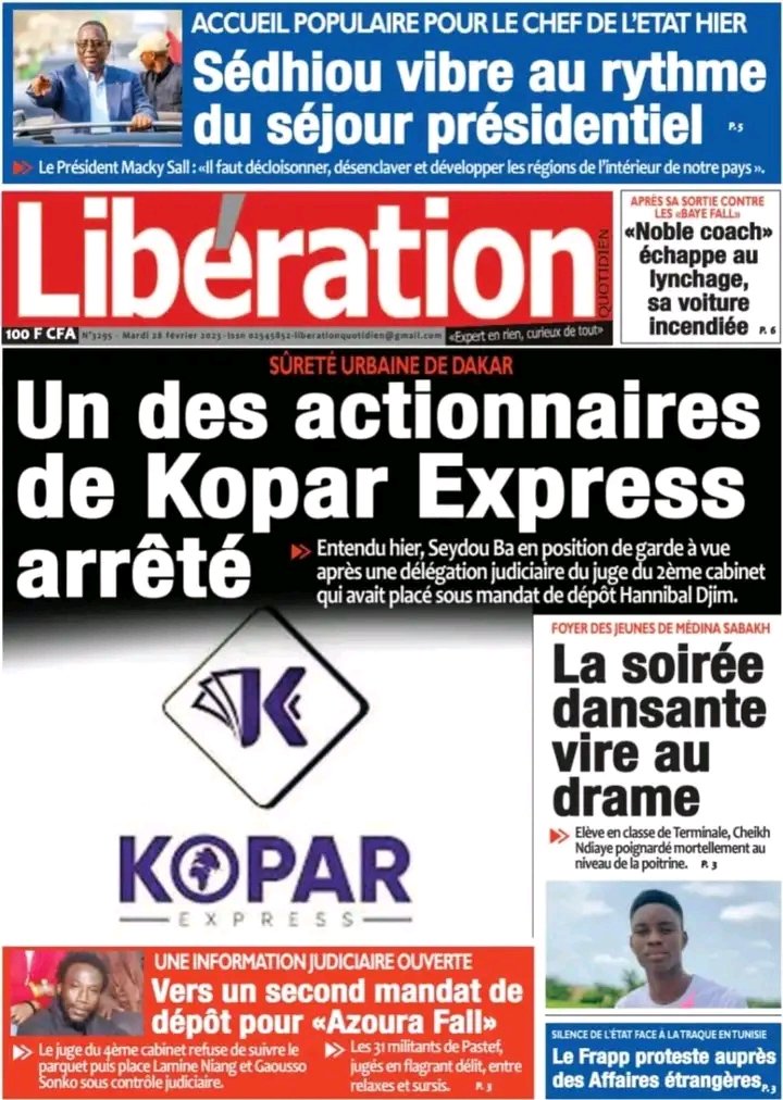 Fodewague's tweet photo. La politique ce sont des idées pour développer des nations, la haine ne doit pas pousser à détruire des années de travail de jeunes entrepreneurs, #Koparexpress est une fierté sénégalaise. Après #Wari #Jonijoni ...
#kebetu
#FreeSenegal
#Pros
#democracy
#USA #UA #UE https://t.co/FOh0qFhQ7a