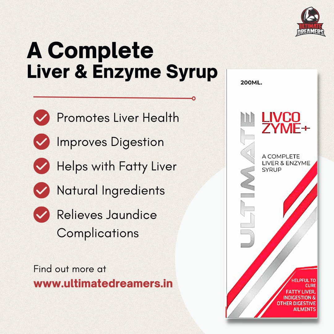 ultimatedreamrs's tweet photo. Say goodbye to digestive issues and hello to a healthy liver with A Complete Liver &amp; Enzyme Syrup! Our natural formula is designed to promote liver #health, improve #digestion, and relieve symptoms of #digestive ailments. Try it today and feel the difference!

#liverhealth #liver https://t.co/6Jo0aHwRjS