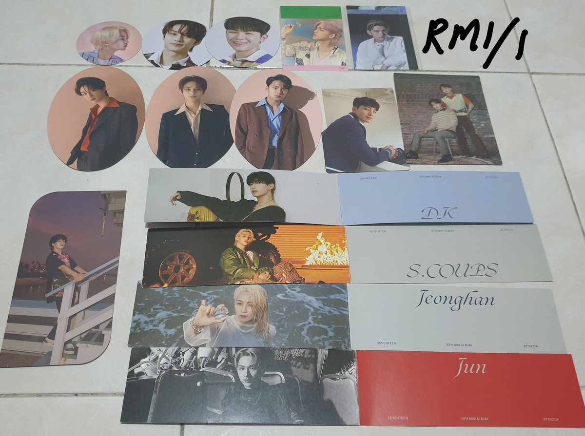 meanielover1503's tweet photo. [Help Retweet]

WTS Seventeen Photocards

Price are all in pic
❤️ need to tie above rm8
💙 need to tie above rm25
⚠️free postage if buy above rm80
using flexi to post（include packaging fees）
⚠️Rm6 WM / Rm10 EM​

#pasarseventeen #pasarsvtmy #pasatsvt https://t.co/Snz5QJ0JtW
