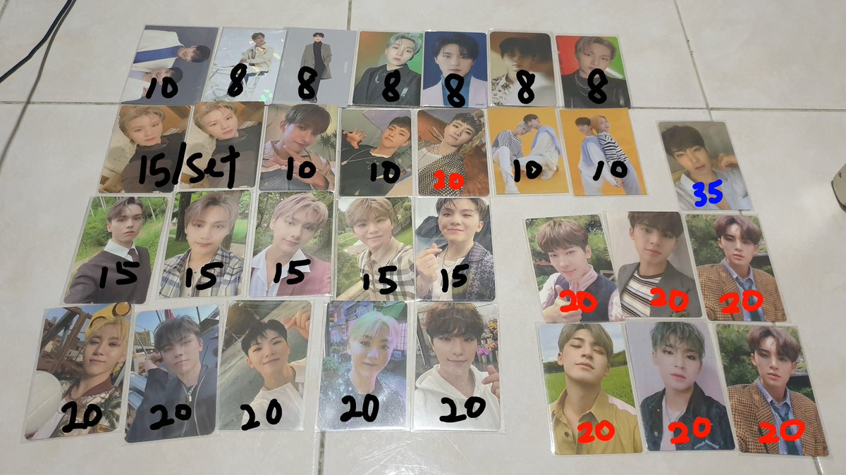 meanielover1503's tweet photo. [Help Retweet]

WTS Seventeen Photocards

Price are all in pic
❤️ need to tie above rm8
💙 need to tie above rm25
⚠️free postage if buy above rm80
using flexi to post（include packaging fees）
⚠️Rm6 WM / Rm10 EM​

#pasarseventeen #pasarsvtmy #pasatsvt https://t.co/Snz5QJ0JtW