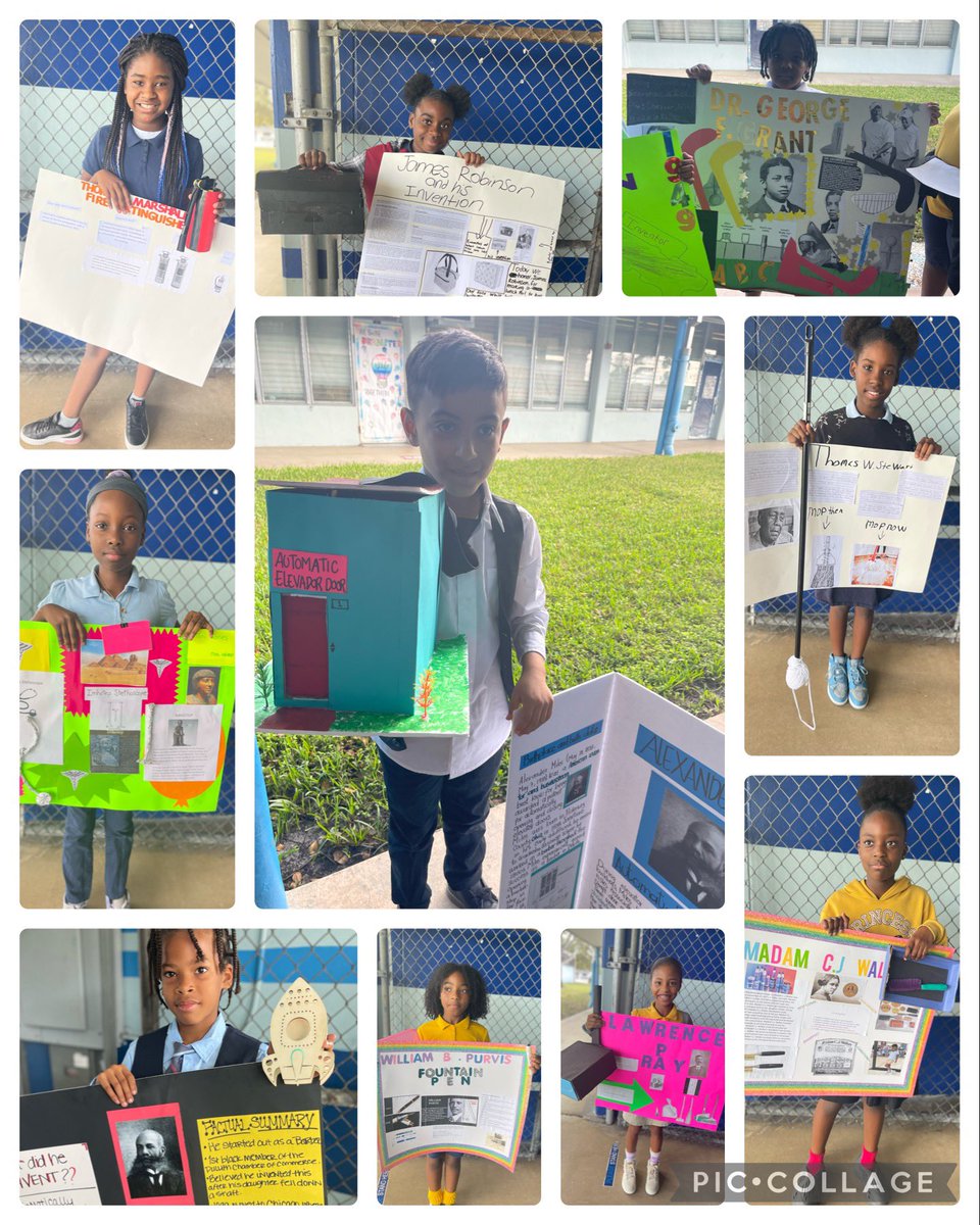 CrestviewES's tweet photo. Our Black Inventors Parade was AMAZING! So many students participated in researching and showcasing their black inventors! #MightyMustangs #SynchronizingSuccess #AskAboutUs #BlackHistoryMonth  @MHardwickCES @BRMandrell @MrsDonnell1 https://t.co/Pl1IjD1s5j