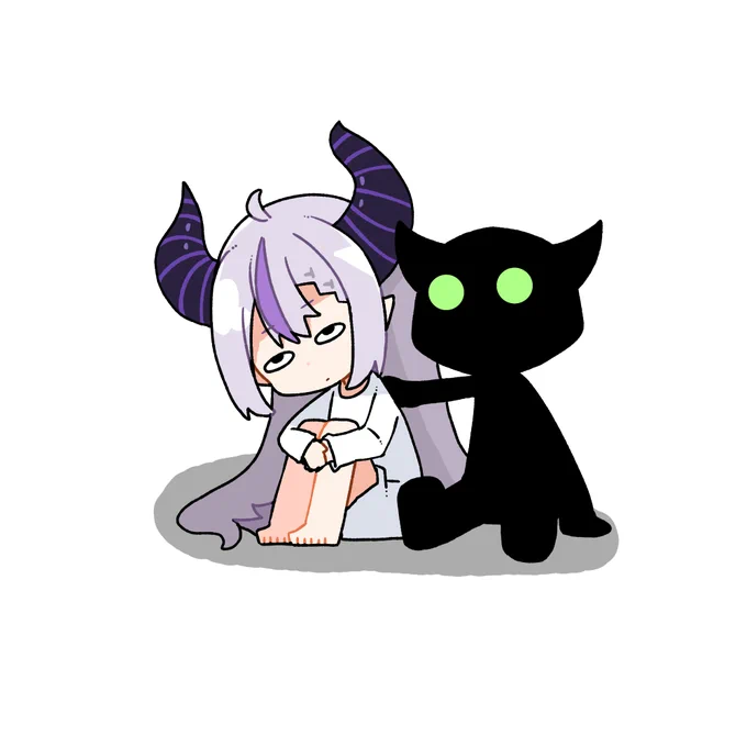 #laplus_artdesu シン・ツノオ・・・おまえいいやつなのか・・・? 