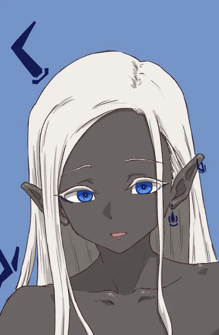 描いてみたかった配色で悪魔っ娘 