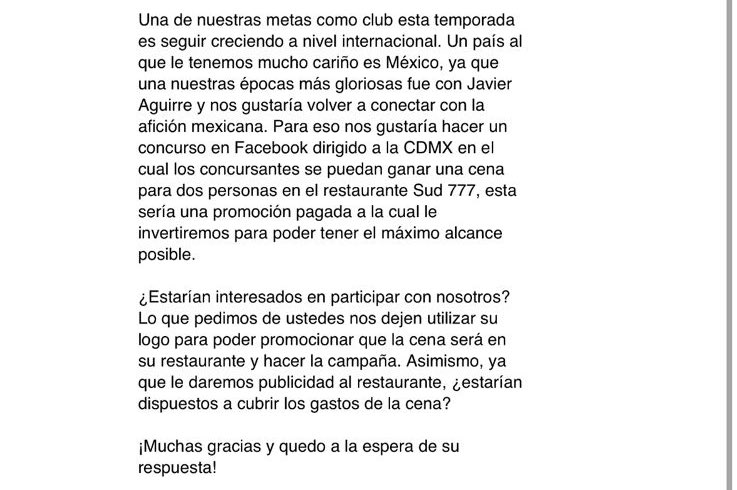 EdgarNunezM's tweet photo. Y en mi gustada sección; #gorrones ahora hasta los equipos de fútbol te quieren pagar haciéndote promoción 😂😂😂 #BuenasNoches https://t.co/ULF1fDhpk6