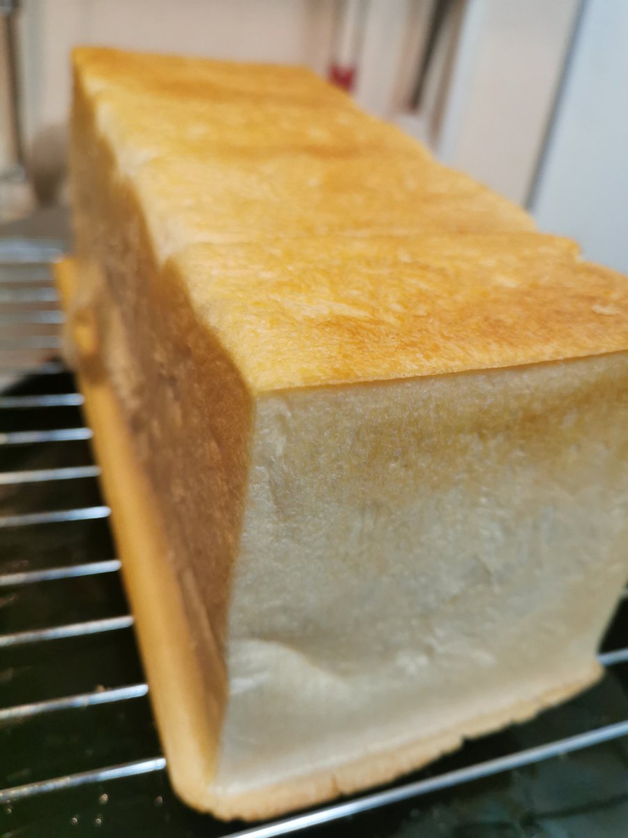 3550may's tweet photo. ちょっと膨らみすぎたけど、エッジ萌えな食パンが出来上がった🍞
一瞬で子供たちの胃袋に消えた https://t.co/JRuA12Hzf0