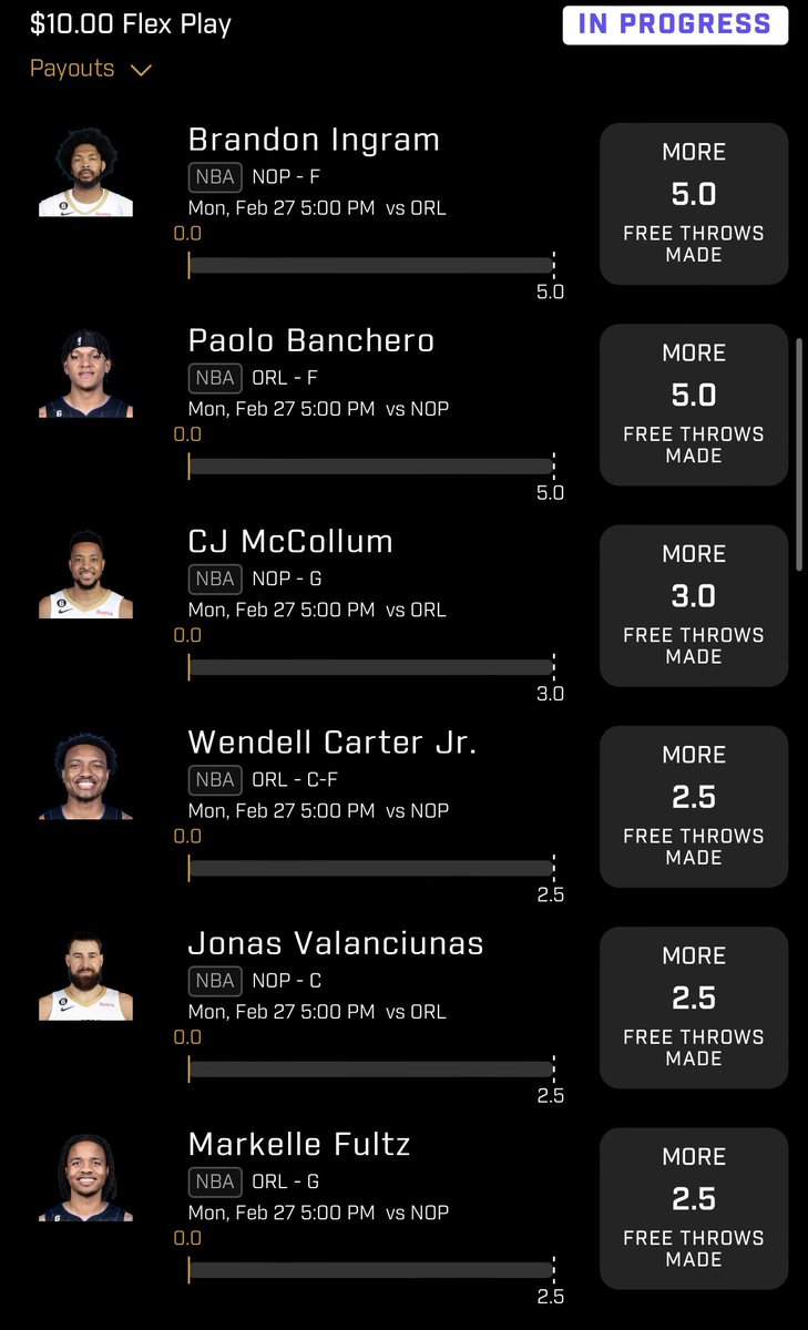 DfsRep's tweet image. 🤞🏾 All in on Free Throws #PrizePicks