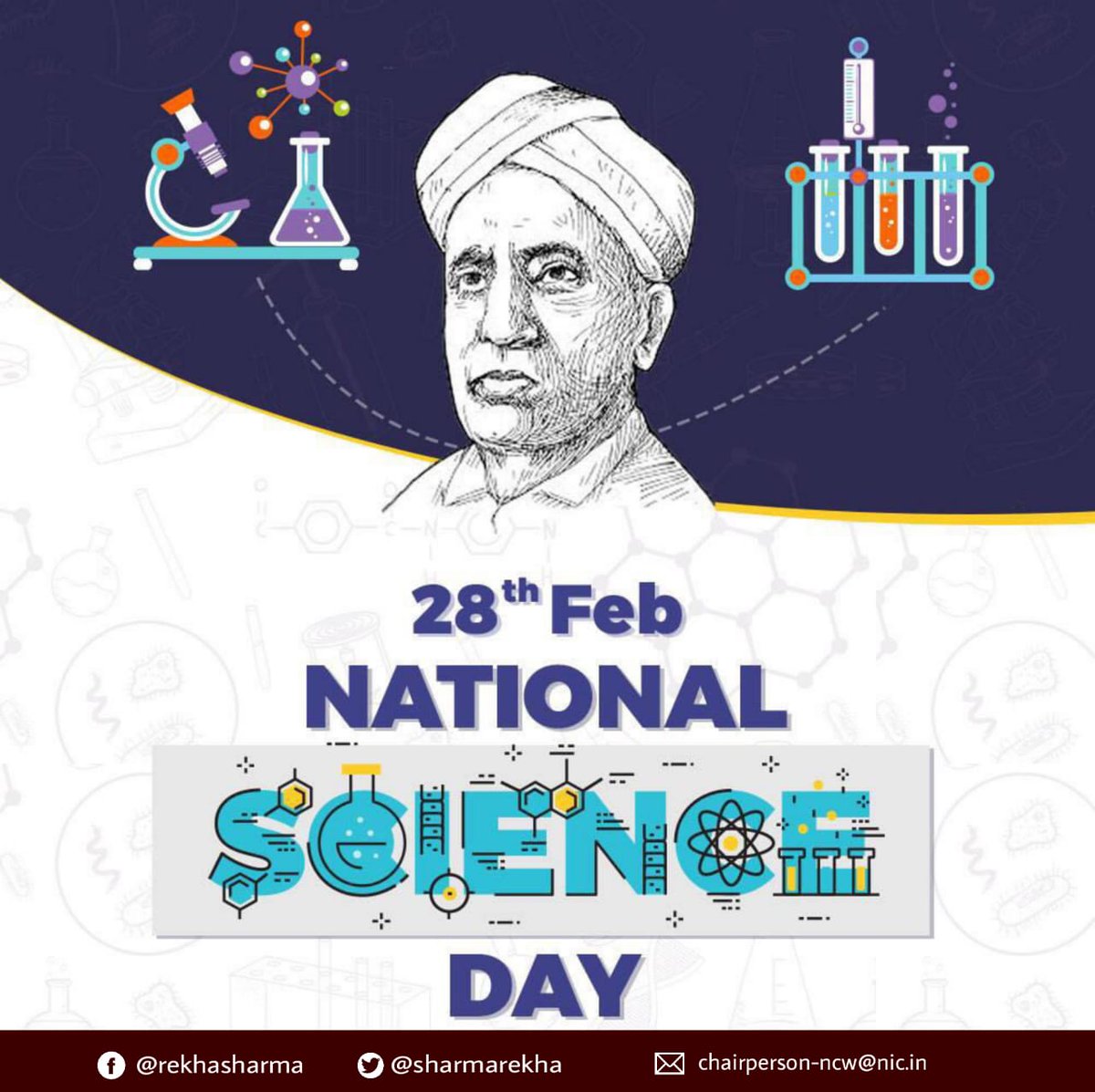 Remembering Nobel laureate Sir C. V. Raman on the day he discovered the #RamanEffect. #NationalScienceDay