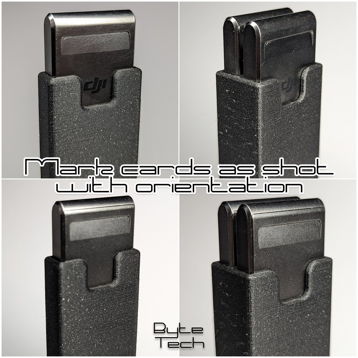 ByteTech_UK's tweet photo. Our CineSSD holders have a cutout you can use to signify if a card is empty or shot depending on how you put it in.
Protect your CineSSD's & visit my store now:
https://t.co/qg3zSjy92W
#DJI #CineSSD #Inspire2 https://t.co/EDhhq402L9