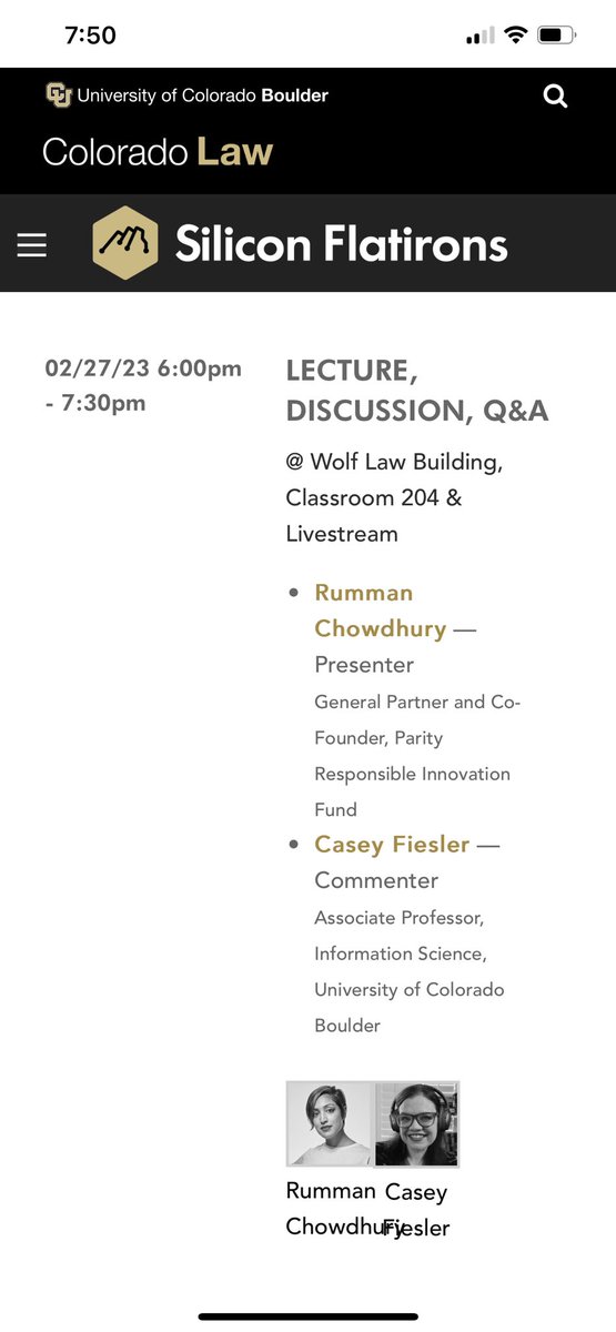 christinayiotis's tweet image. Building #AI Responsibly: Understanding &amp;amp; Mitigating Risks of AI Systems Lecture Series: “Paradox of Transparency” by @ruchowdh General Partner/Co-Founder, Parity Responsible Innovation Fund @cuboulder Associate Professor @cfiesler #AlgorithmicAudit #Transparency #Accountability