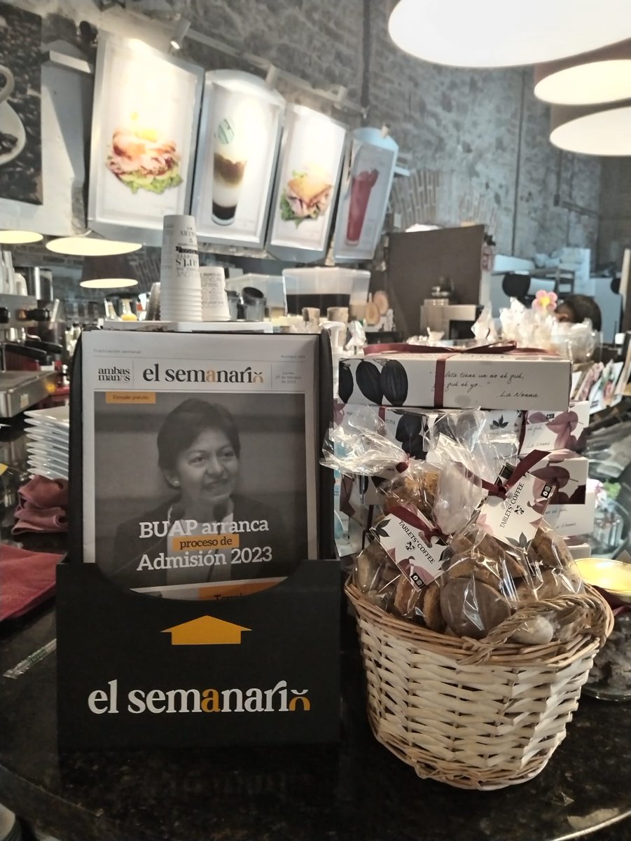 Ambas_Manos's tweet photo. ¡Encuentra #ElSemanario 🗞️en los #TarletsCoffee #Puebla!
Con las noticias más importantes para los poblanos, fácil de leer y totalmente gratuito. Ya sabes que también tenemos la versión digital. 👉👉👉 https://t.co/qQyd5Wjc7Z https://t.co/oIC9wLG2J9