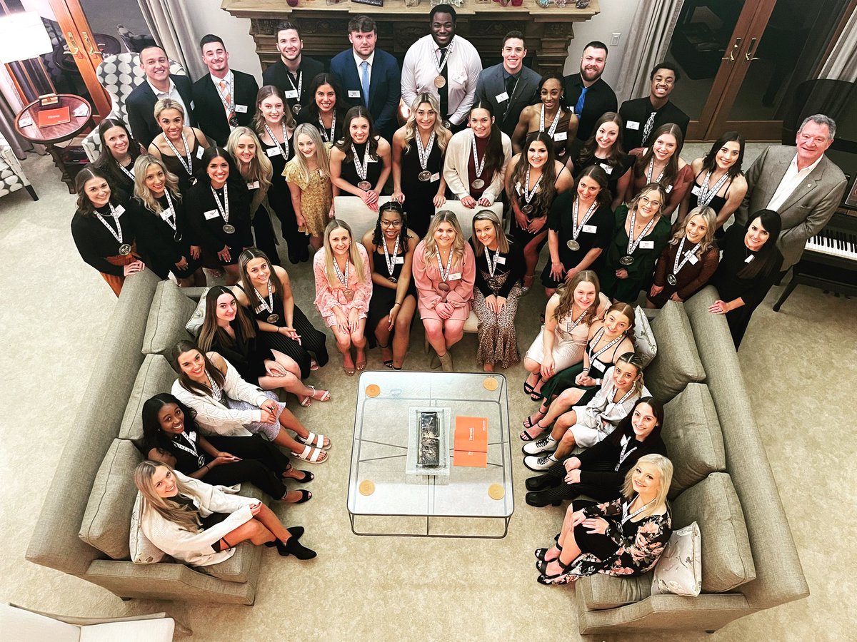 Thank you <a href="/Pres_Rogers/">Rodney K. Rogers</a> for an amazing evening spent celebrating our success at the 2023 UCA College Nationals. We appreciate your hospitality and support for our program. 🧡

#WingsOut #AyZiggy