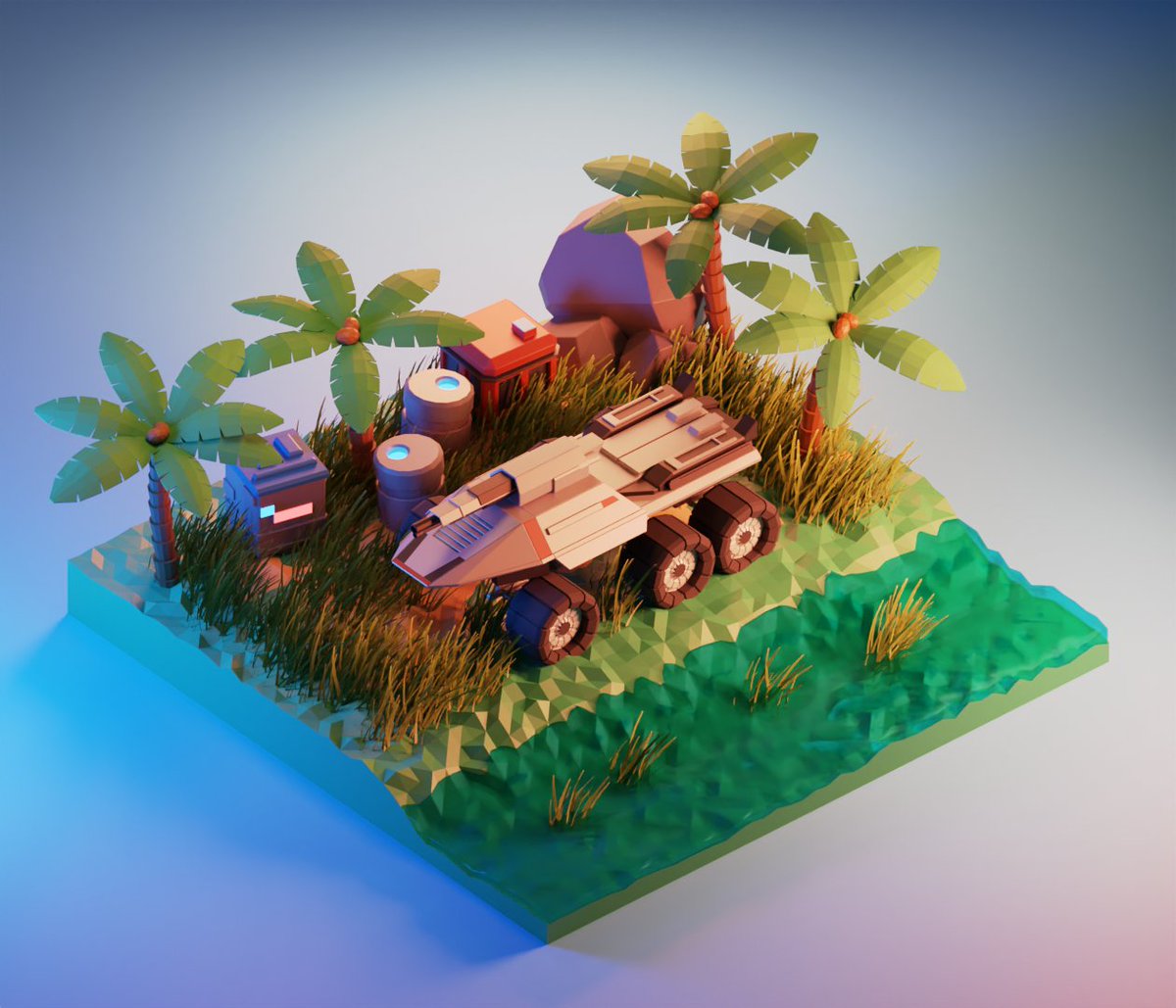 #lowpoly #blender3d #3dart