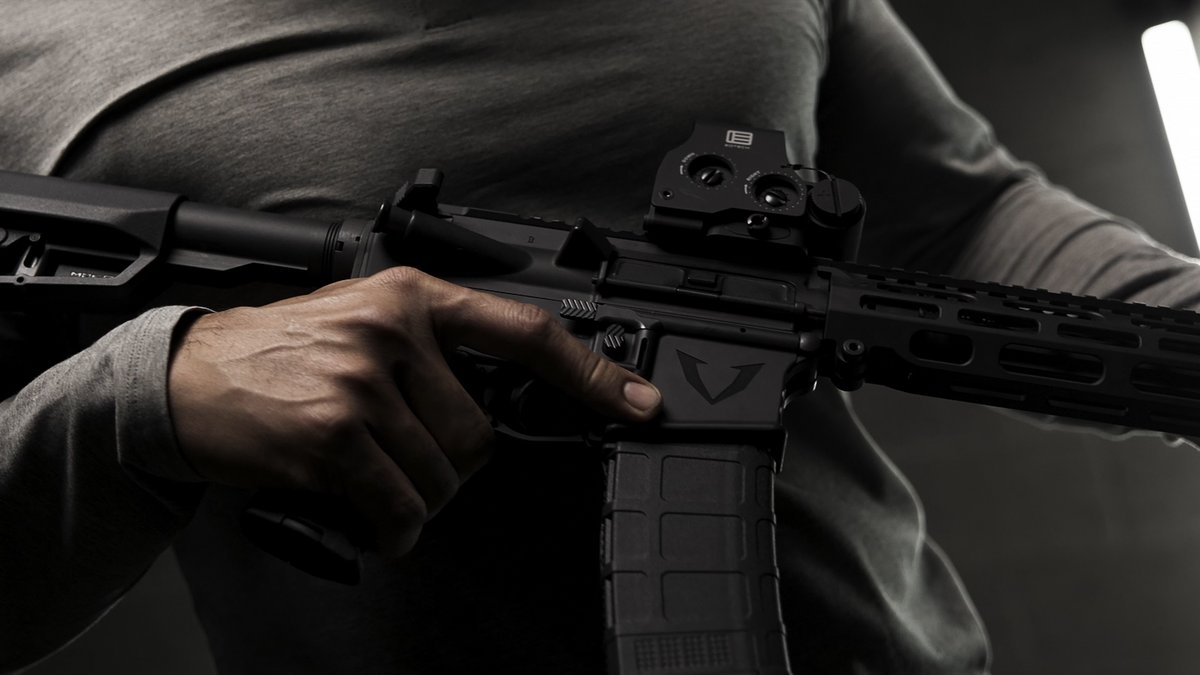 The patented VK-1 Forged Lower featuring an ambi-bolt catch and bolt release.

#VKTR #VKTRInd #VK1 #DesigningTheFuture #ThisIsTheFutre #AmbiLower #ForgedLoweer #BoltRelease