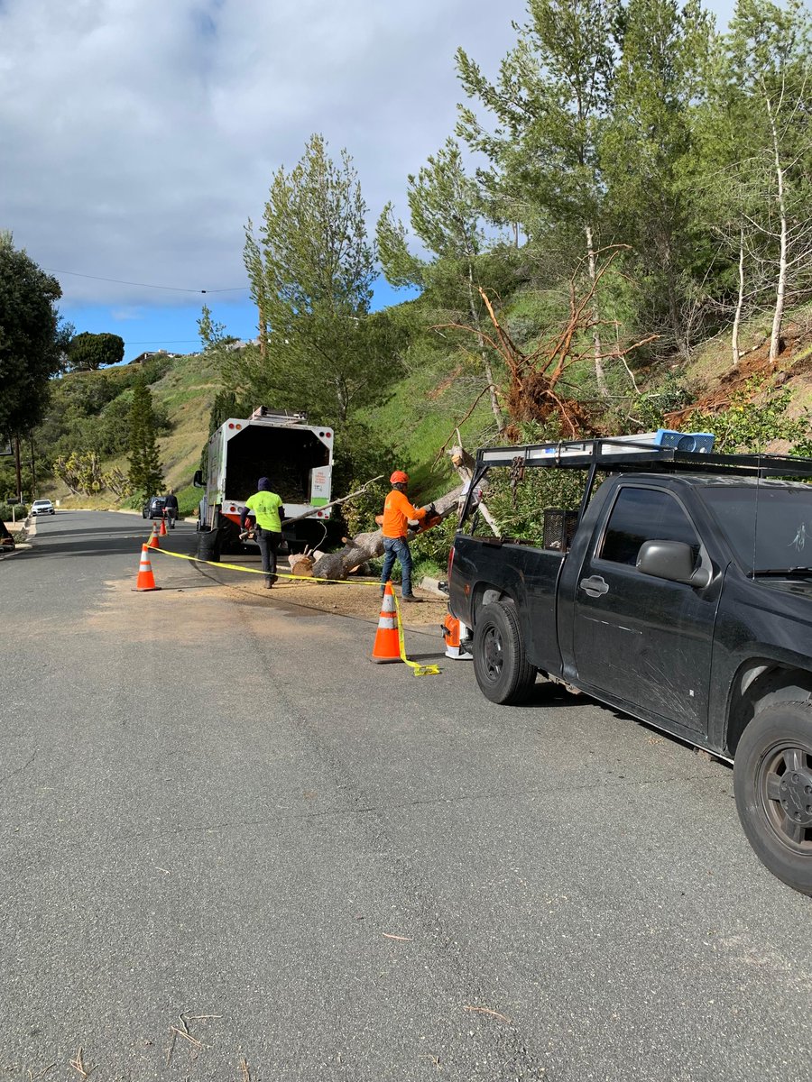CityofRPV's tweet photo. Over the weekend, the Public Works team responded to 61 emergency calls in 24 hours. The crew responded to 35 downed trees, 23 fallen branches, one downed streetlight, and two floods. Thank you for all your hard work keeping RPV's streets safe and clean!
#TeamRPV #RPVTogether https://t.co/t123C0avJz