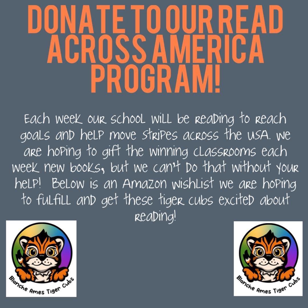 It’s time to help the BA tiger cubs move stripes across America!  amazon.com/hz/wishlist/ls…
<a href="/SupEaston/">Lisha Cabral</a> <a href="/AssistSupEaston/">Crissy Pruitt</a> 
<a href="/BATigerCubs/">Mr. Cederbaum</a> #WeDigEPS