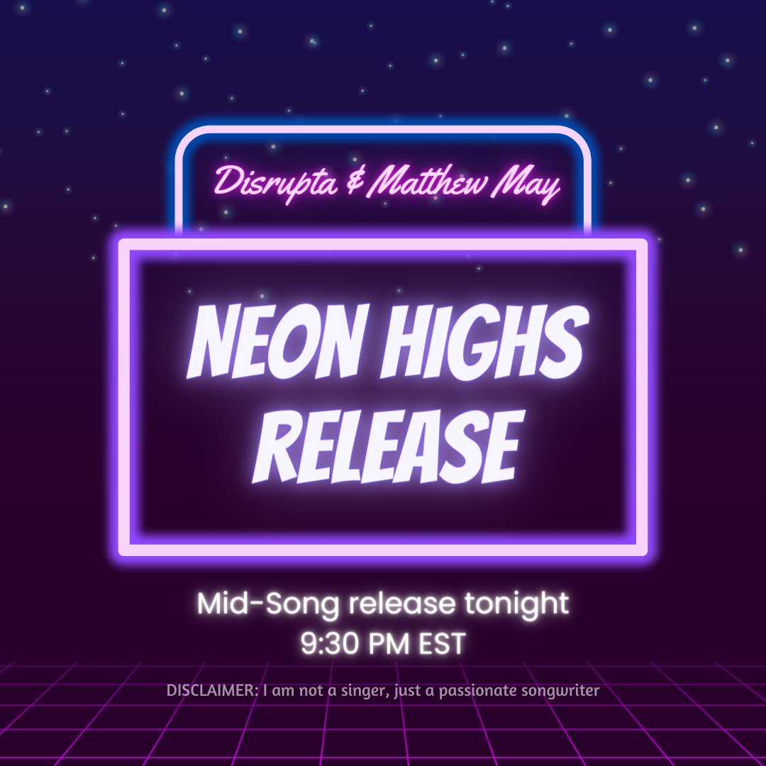 Disrupta_VT's tweet image. A songwriter sharing her passion with a desire to improve her singing. I honestly almost decided not to post it BUT can't get better without facing your fears~ Let me DISRUPT YA ears! 😈

PREMIERING: 9:30 PM EST

youtu.be/JOnCrT2Y4hg