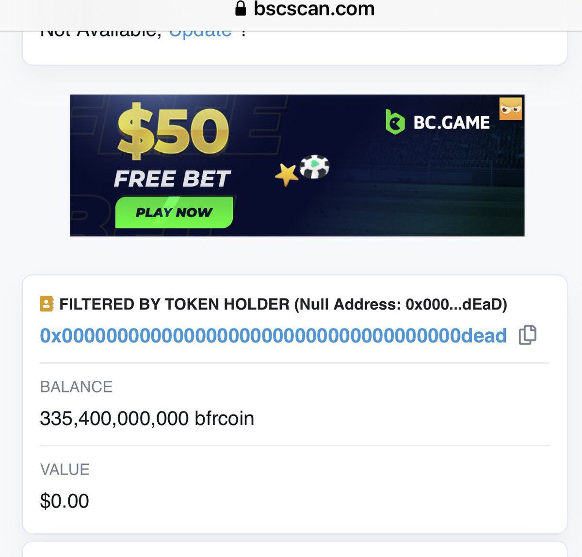 botafogocoin's tweet photo. More than 335 billions tokens burned π₯ π’π± #botafogocoin #BABYDOGE #burnbabyburn https://t.co/wQrgKelOMC