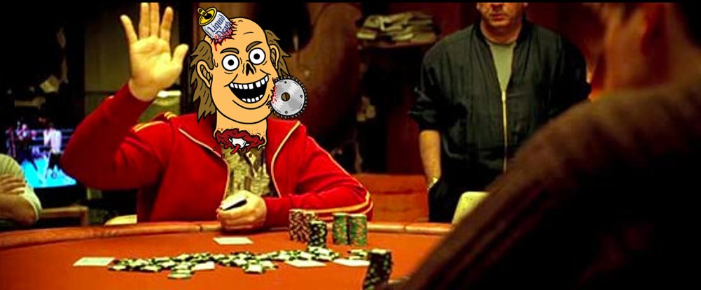 agilicious780's tweet photo. Teddy Can-GB is ready for Poker Wednesday. He wants to win a shirt to replace his track suit. FREE to all holders in discord! @MurderHeadDC by @LiquidDeath #hydrate #splashthepot #rounders https://t.co/zBGERtzVdc