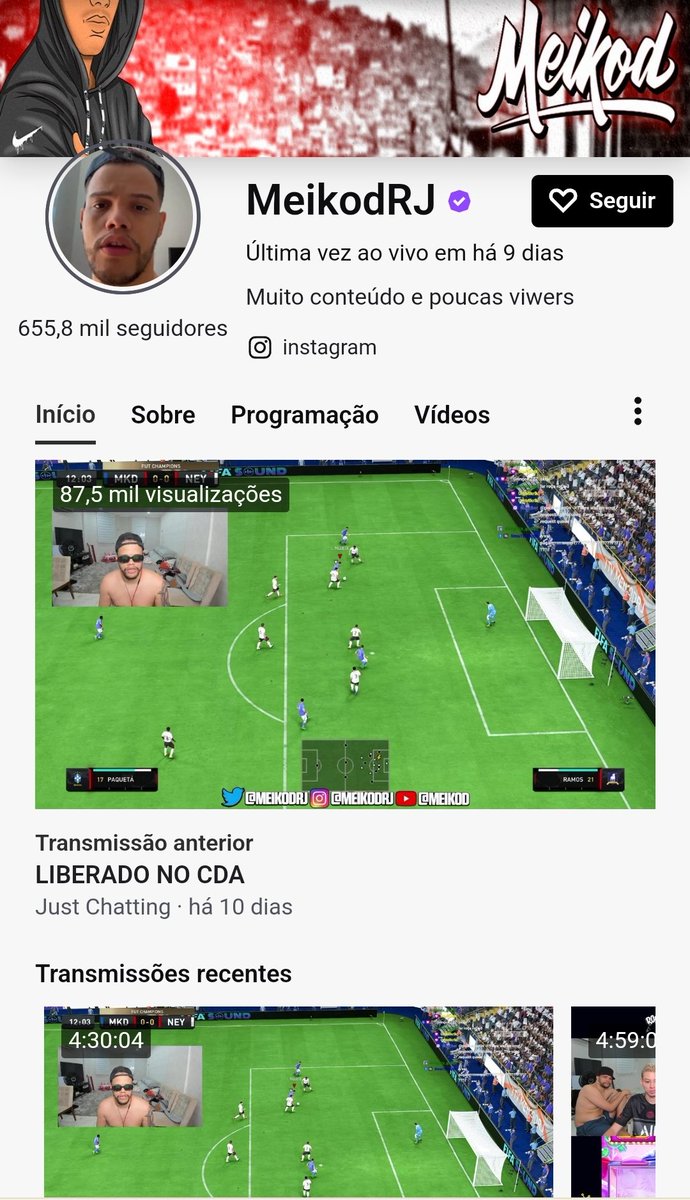 Guxtaah___'s tweet photo. @meikodrj Já tirei meu follow e denunciei seu canal espero q tudo de errado aconteça na sua vida q vc Aparti de hj o seu dinheiro começe a acabar aí vc vai voltar a fazer Live só q quando voltar a fazer Live não vai pegar nem 1000 viwers aí vai ganha da Twitch 300 reais e dps vaipassarfome https://t.co/006LMBOpON