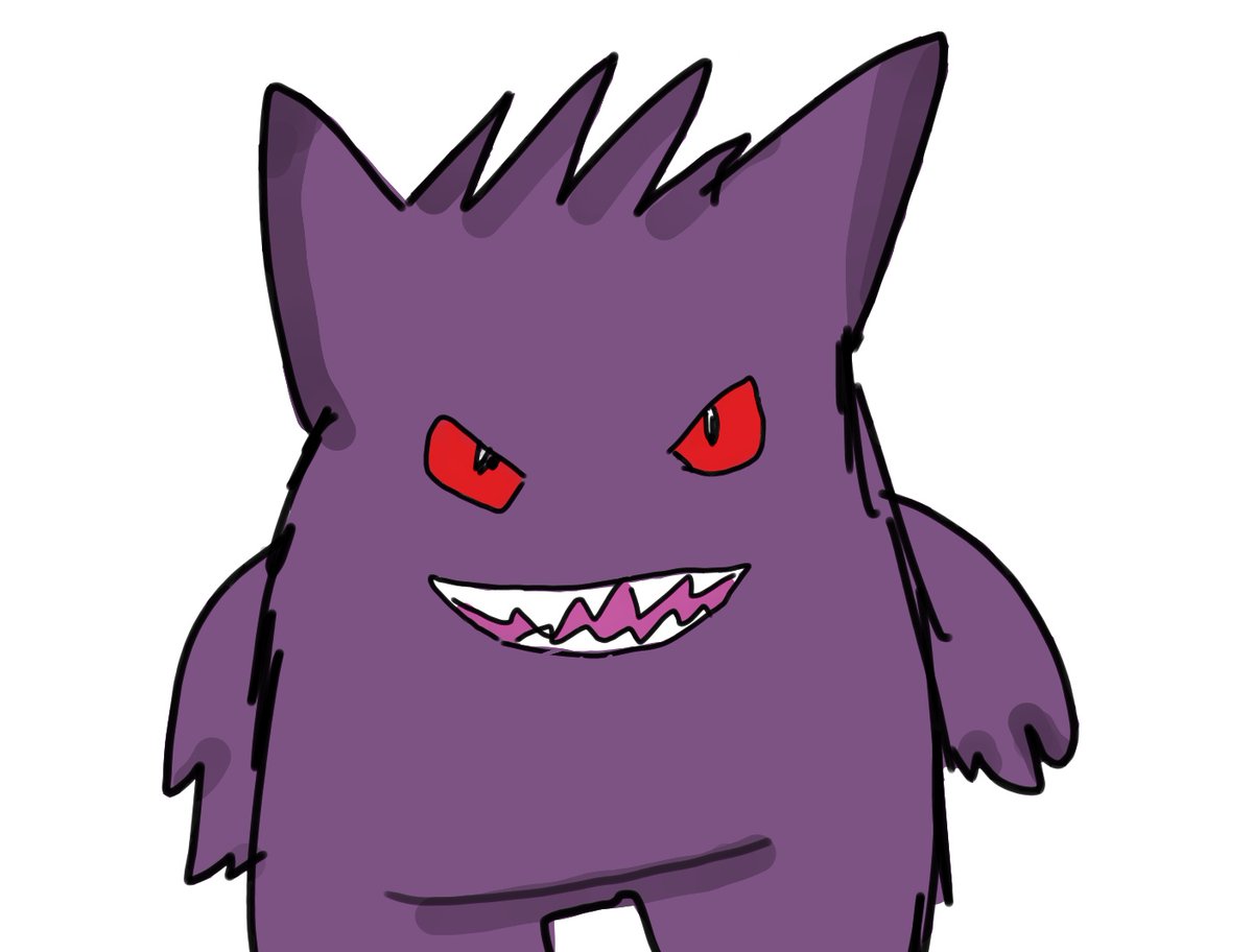 homorepulsive's tweet photo. gengar doodle https://t.co/gqRmO4pT3b