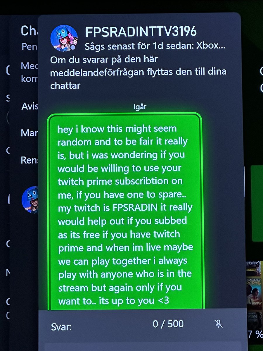 Pendragon242's tweet photo. @FPSRADIN I never played a single match with you, I don’t know you and here you come begging for subs and prime accounts… we don’t even play the same games and on old enough to be your father and help me I would have flogged you for not being raised better :) https://t.co/gcOSKOlVas