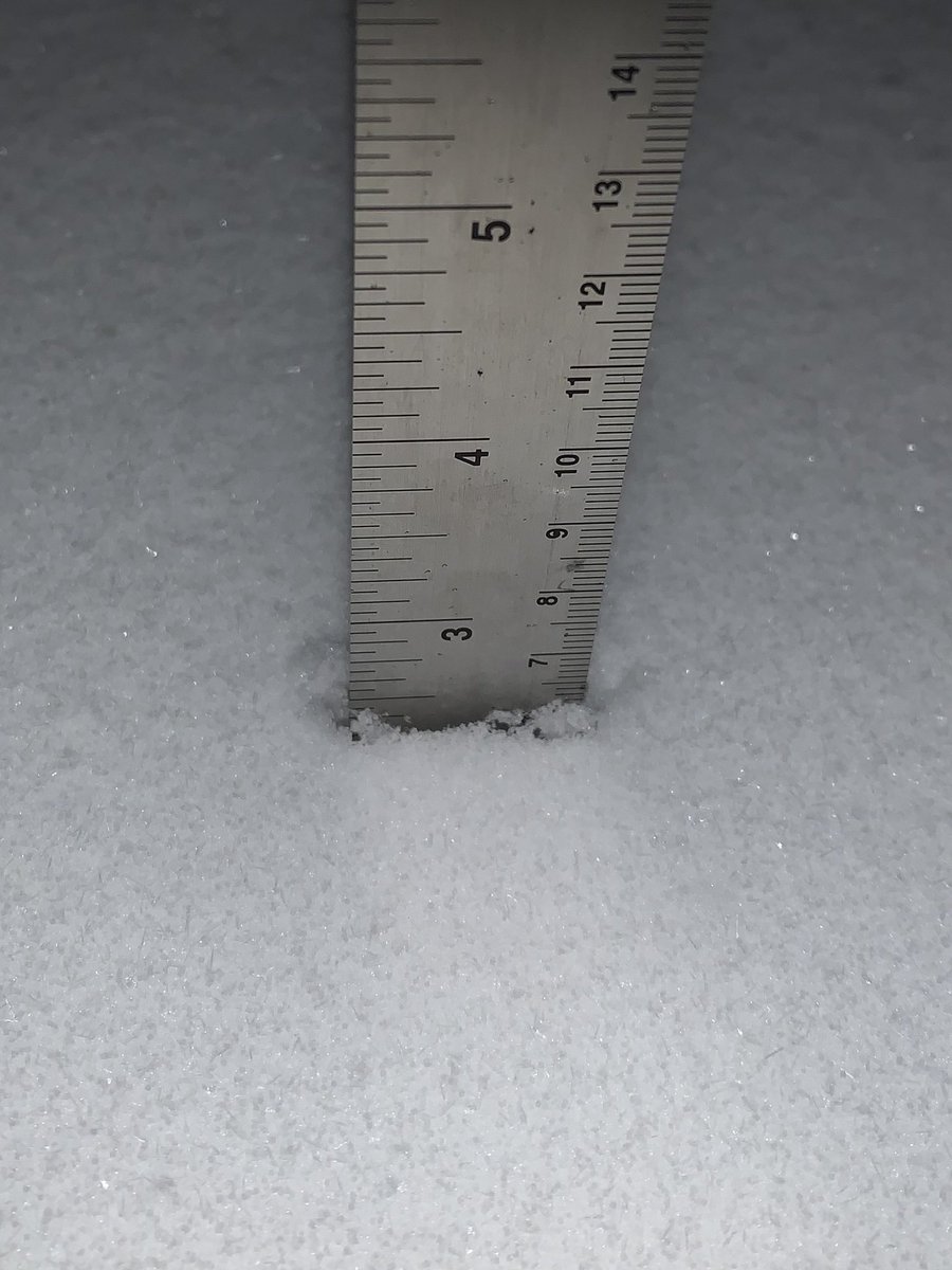 Measured an average of 6 cm in Brampton at 8:30pm #ONStorm