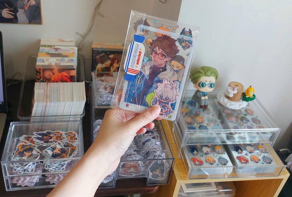 「all my merch for local and intl shop ord」|Misu 😓🤡 @ packing orders 💪 + doujima F-10 ✨️のイラスト