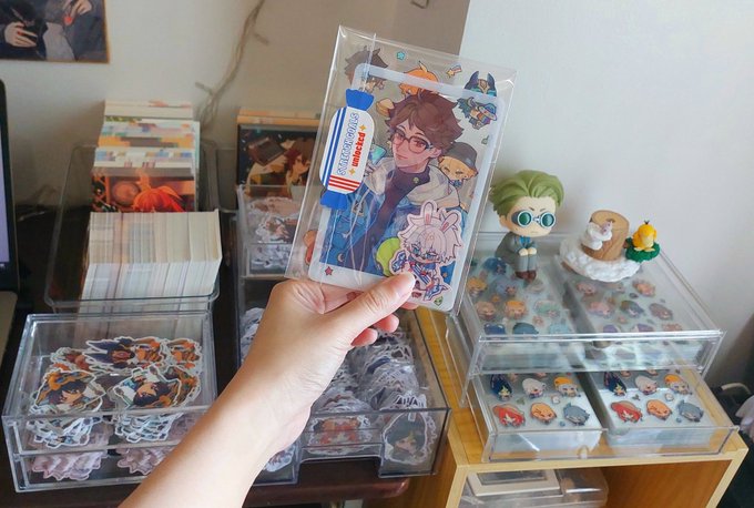 all my merch for local and intl shop orders are here! i'll be packing them shortly  will most likely be packing for the entirety of march so please bear with me! i'll do my best  