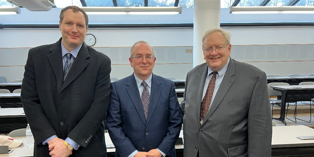 MizzouLaw's tweet photo. We are thrilled to announced that Professor Wilson Freyermuth has been named the inaugural Robert Hawkins, Jr./Dale Whitman Chair of Law! 

Thank you to Robert Hawkins, Jr., '48, for his generosity in establishing this endowed chair. Congratulations Professor Freyermuth! https://t.co/oYVgwrdrHG