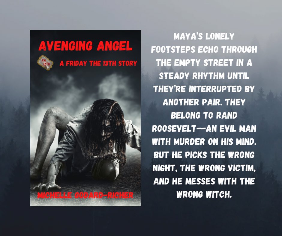 MGodardRicher's tweet photo. A spine-tingling serial killer horror tale about a sweet college girl forced into a dark, evil place. Free on Kindle Unlimited. #horror #horrorbooks #book #KindleUnlimited #books #amwriting #writingcommunity #BookBoost #BookTwitter #Fri13thStories #AvengingAngel https://t.co/OISrBNw0Lx