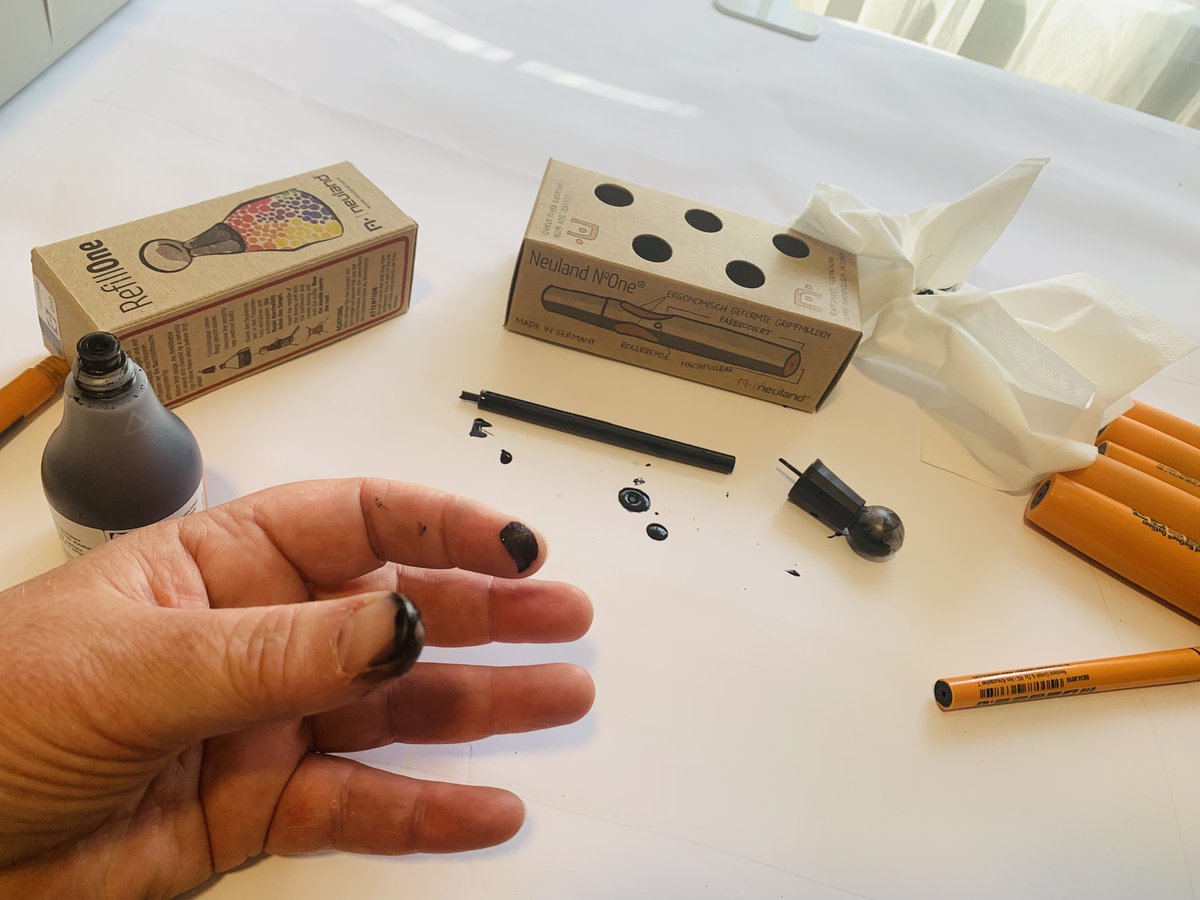 Stand by: we're working on creating some video content for social media.
Until then, this is what might happen if you try to refill your Neuland marker too quickly!
#Neuland #refillnotlandfill