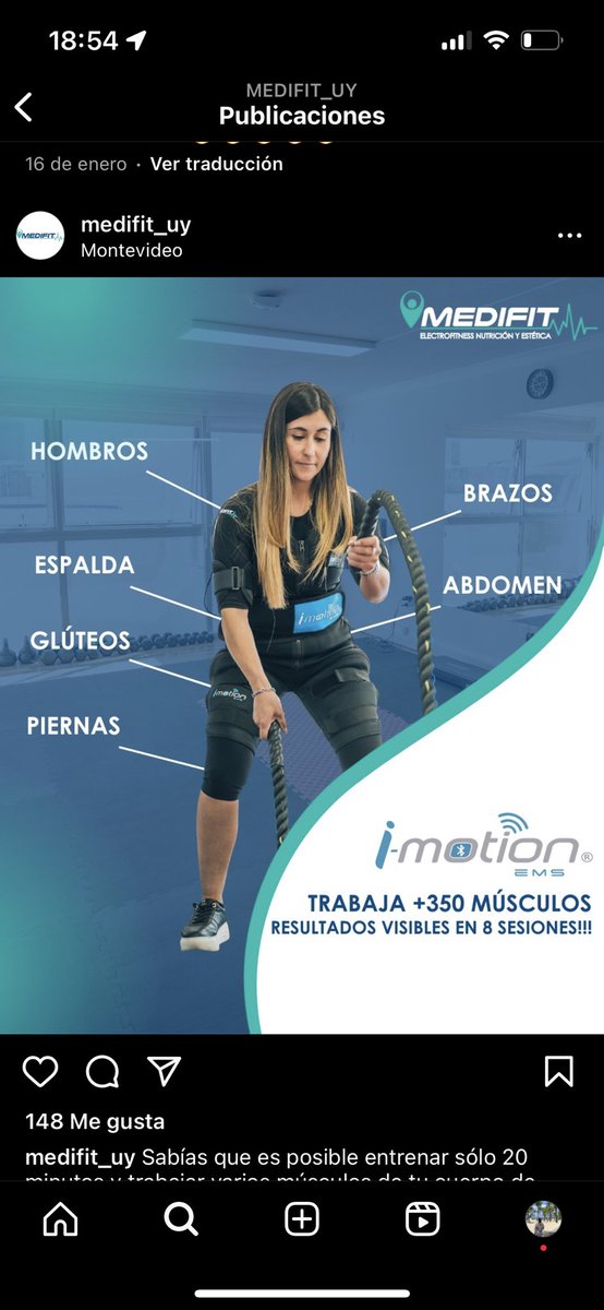 cynGabr's tweet photo. Medifit Costa de Oro llega próximamente a cambiar tu forma de entrenar #electrofitness #salud #estética #recuperación #tonificación #adelgazamiento sesiones de 20 minutos =4 horas gim, #personalizado 300 músculos en simultáneo #LasToscas https://t.co/kbvYpvuJcd