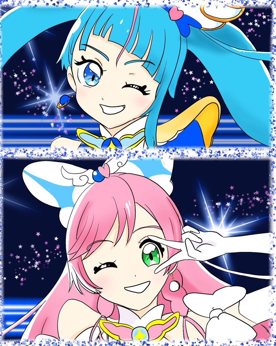 できたよキュアプリズム!
変身シーンのウインクにやられる✨️
#ひろプリ #precure 