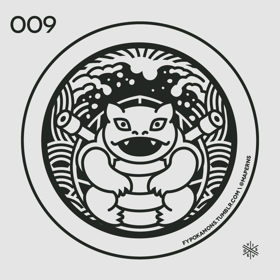 maperns's tweet image. So I heard it's #PokemonDay 
I've got this long running, low yielding, project called Pokamon. I'm currently working on 031 and 034.