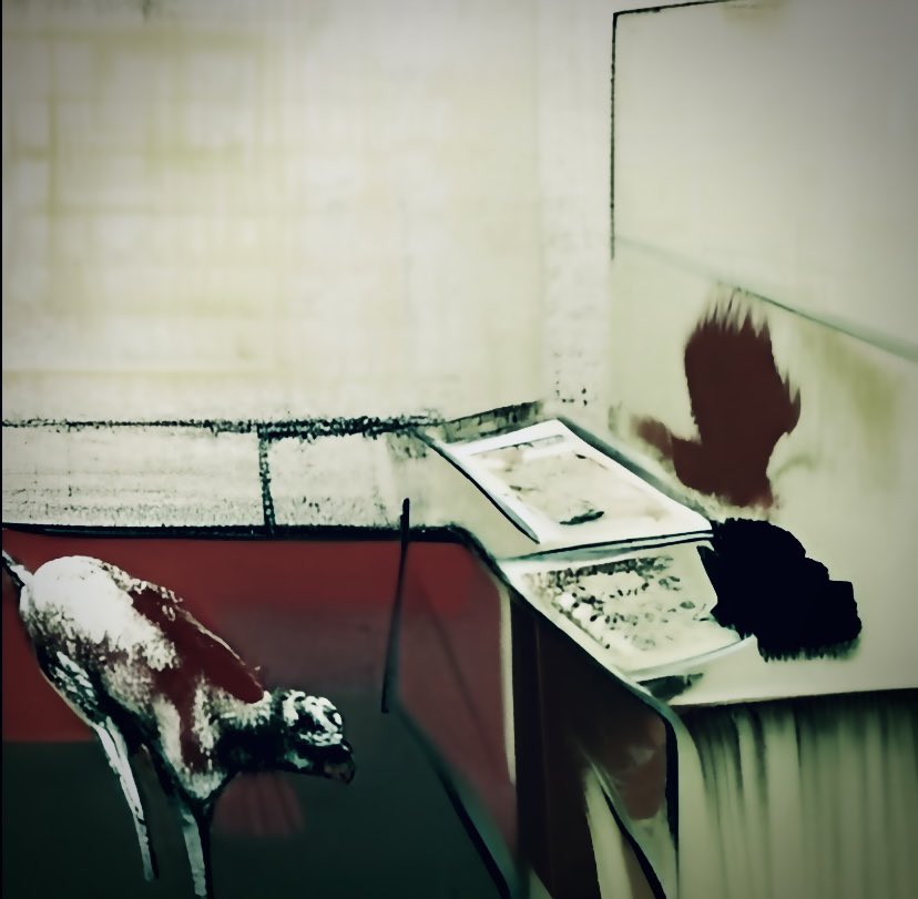 bL33kness's tweet image. #BaconBits 

All 5 editions each 

#darkart #tezos #nftcollector #aiart