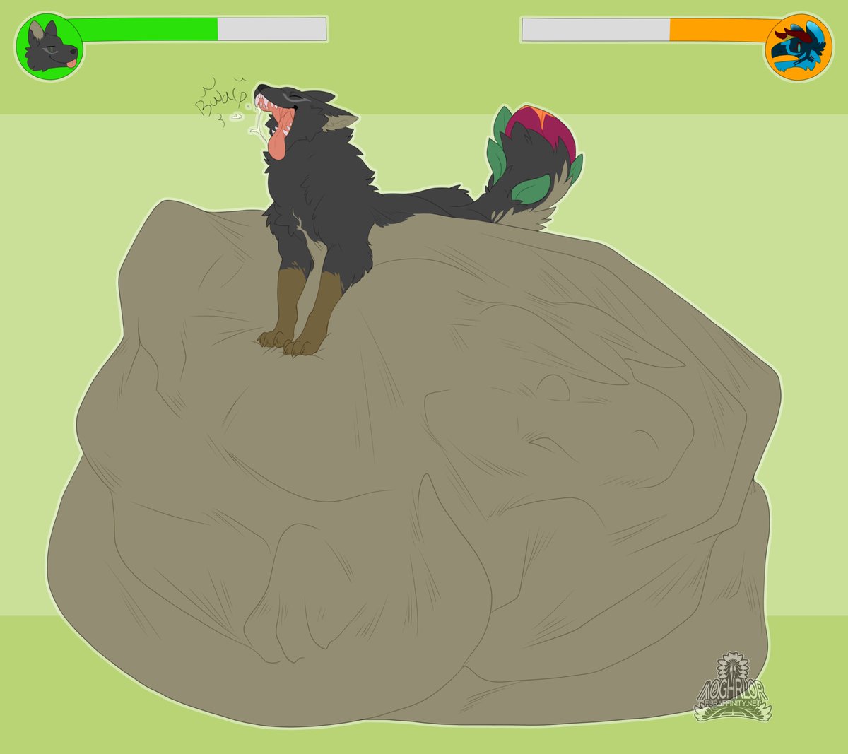 Seems that during the wait for Lightfall, Halo and Rox ended up playing a different game!  Felk's got the upper hand a-
...
Hey wait a second, that's not how these mechanics are supposed to work!