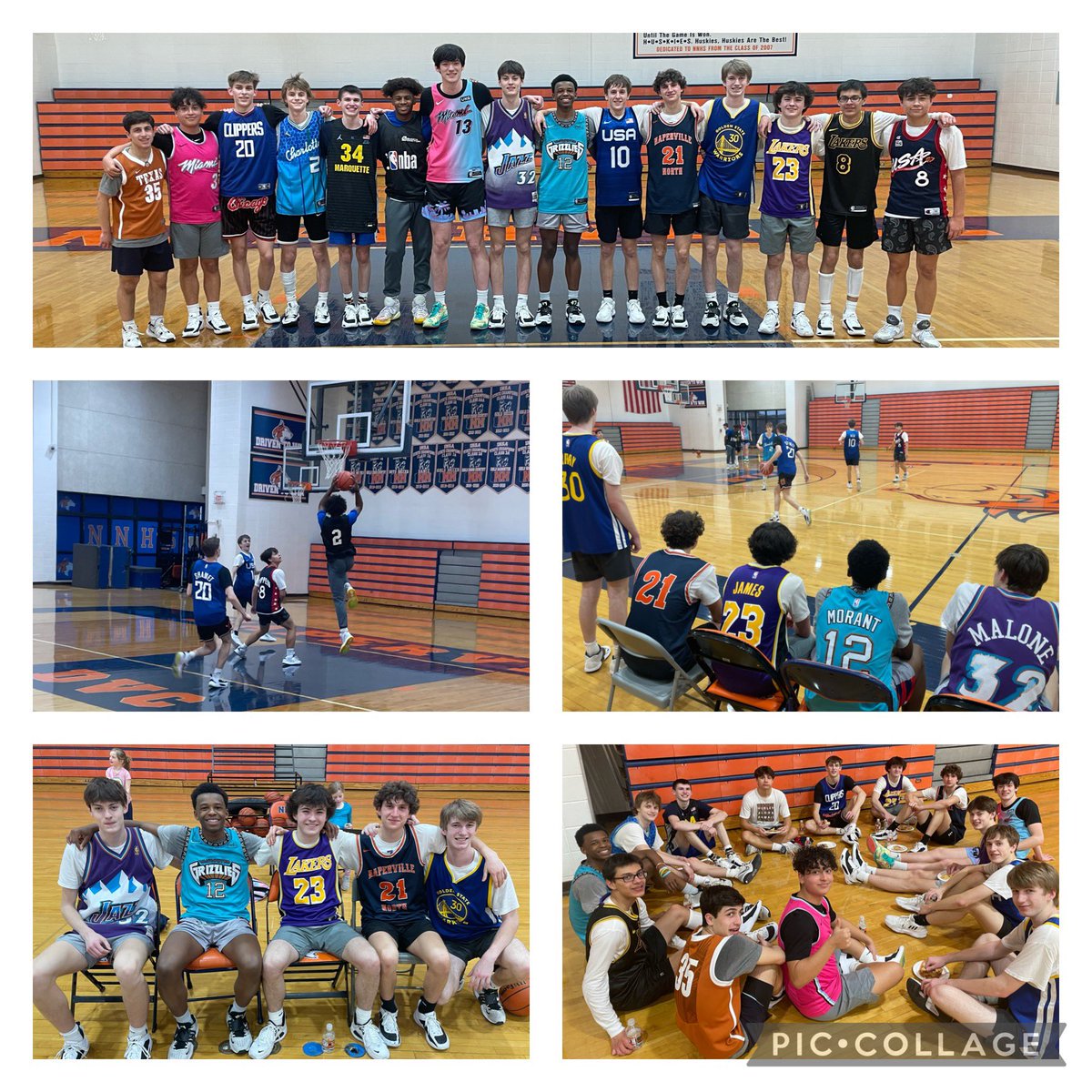 NNHS_Basketball's tweet photo. The boys asked for one more day together. Thanks for the memories. Love you guys. https://t.co/NwMDjyPxOI