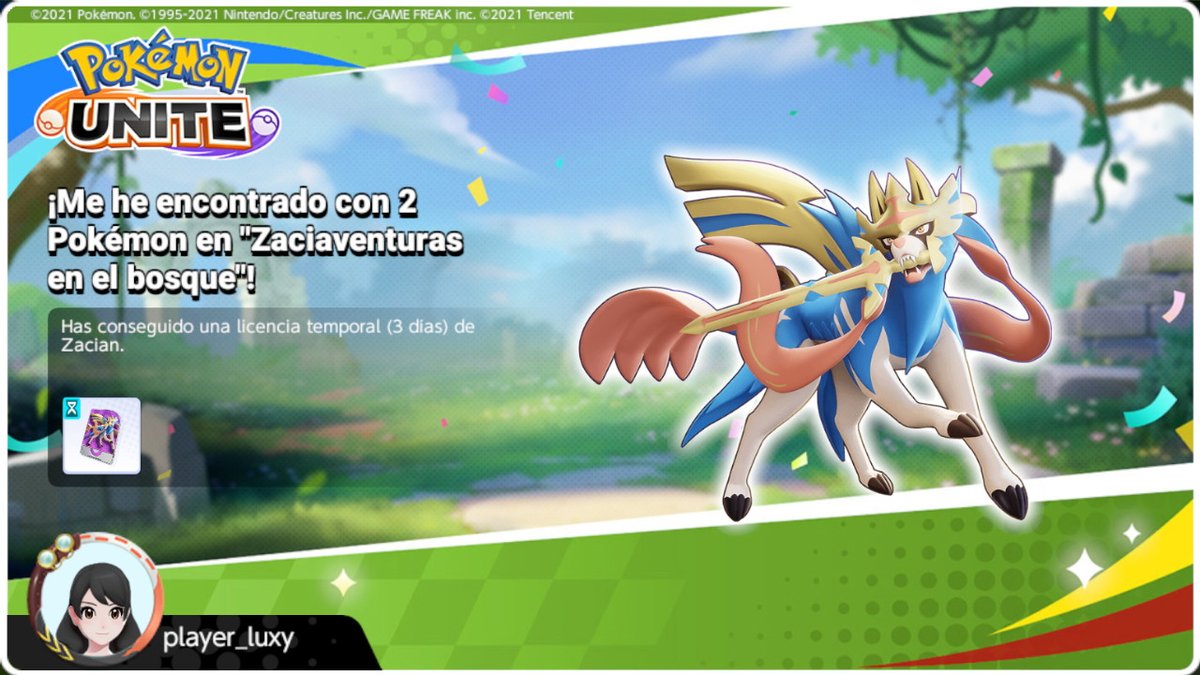LuxyPlayer's tweet photo. yes #PokemonUNITE #NintendoSwitch https://t.co/j4Azd6IOkw