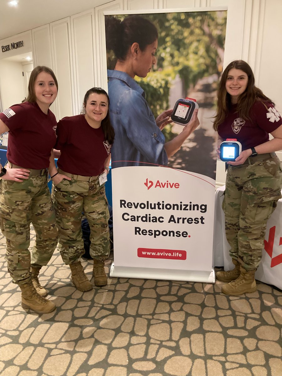AviveSolutions's tweet photo. Sharing our next-gen AED with the next-gen!
Had an awesome time at @NCEMSF last weekend in Boston. Always a pleasure to speak with the collegiate EMS community.
Thank you to everyone who showed their support ❤️⚡️ #EMS #NCEMSF #college #AEDs #nextgeneration #TechForGood https://t.co/Pa0n6Fks1d