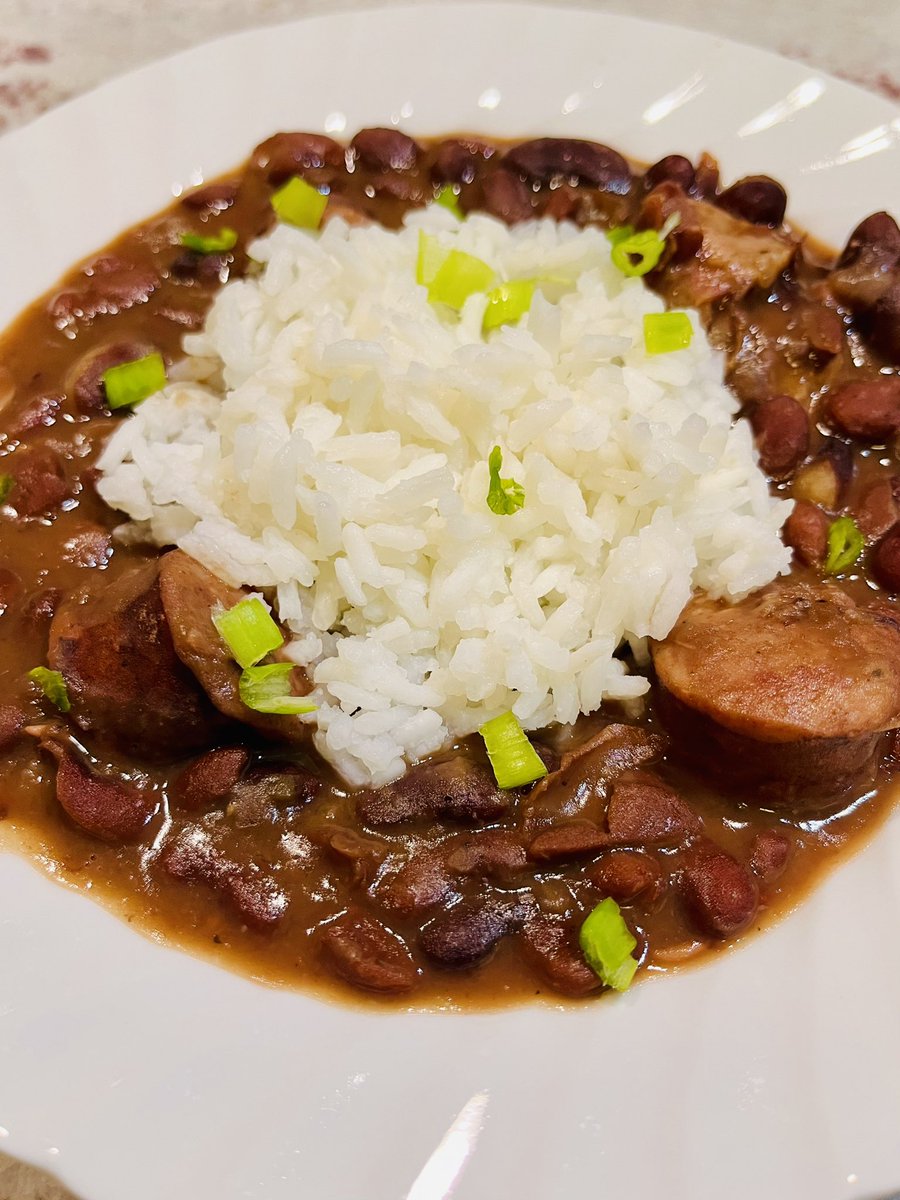 NutritionwLB's tweet image. Here’s dinner!
Red beans and rice.

#Foodie #RedBeans #NutritionwLB