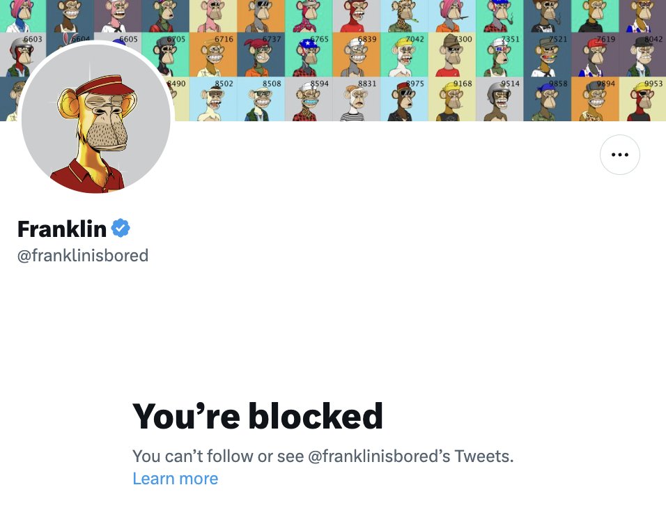 All I did was show off his wash trading skills 😢