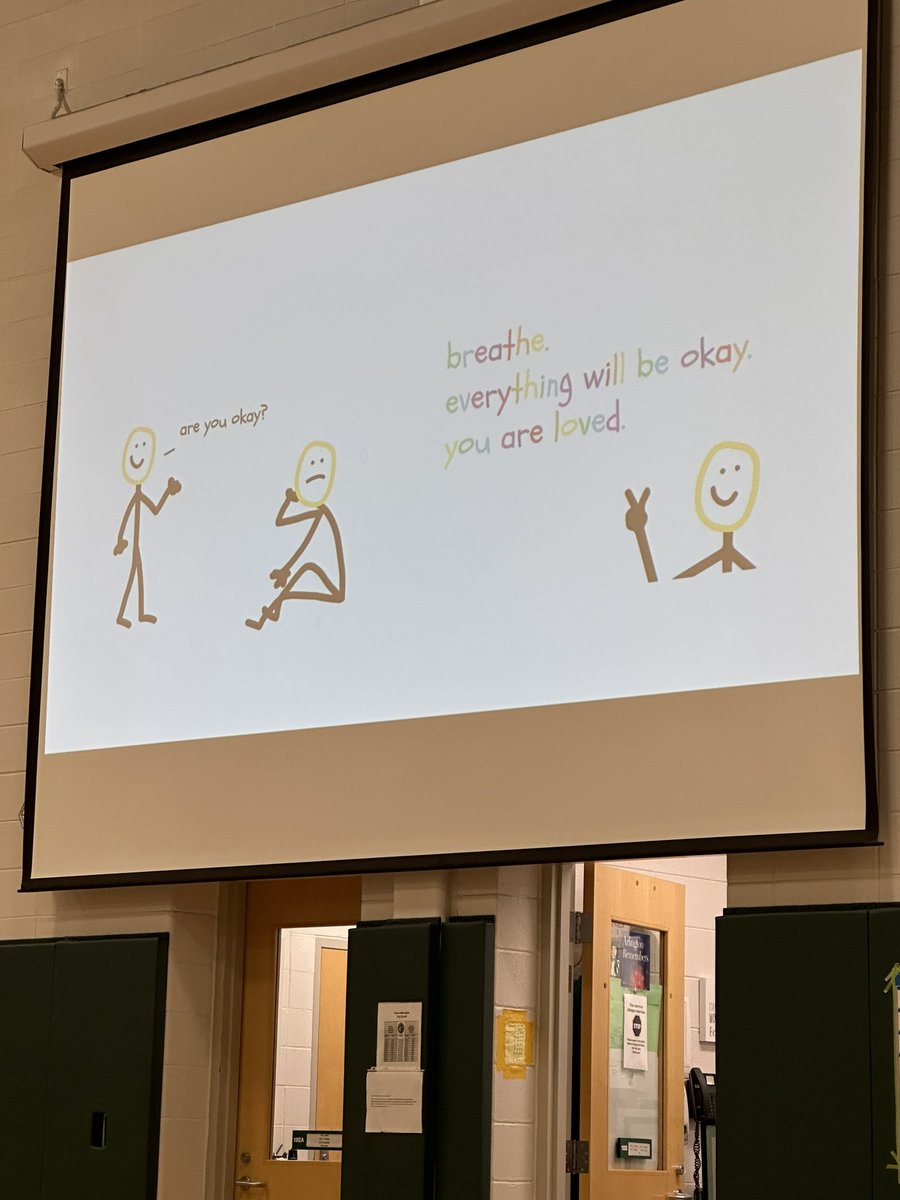A big thank you to <a href="/happinessmerch/">happiness project</a> and former TMS student, Jake Lavin, for delivering a fantastic presentation on mental health awareness for teens. 💚💚💚<a href="/ahsd25/">ArlingtonHeightsSD25</a> <a href="/AHSD25Thomas/">Thomas Middle School</a>