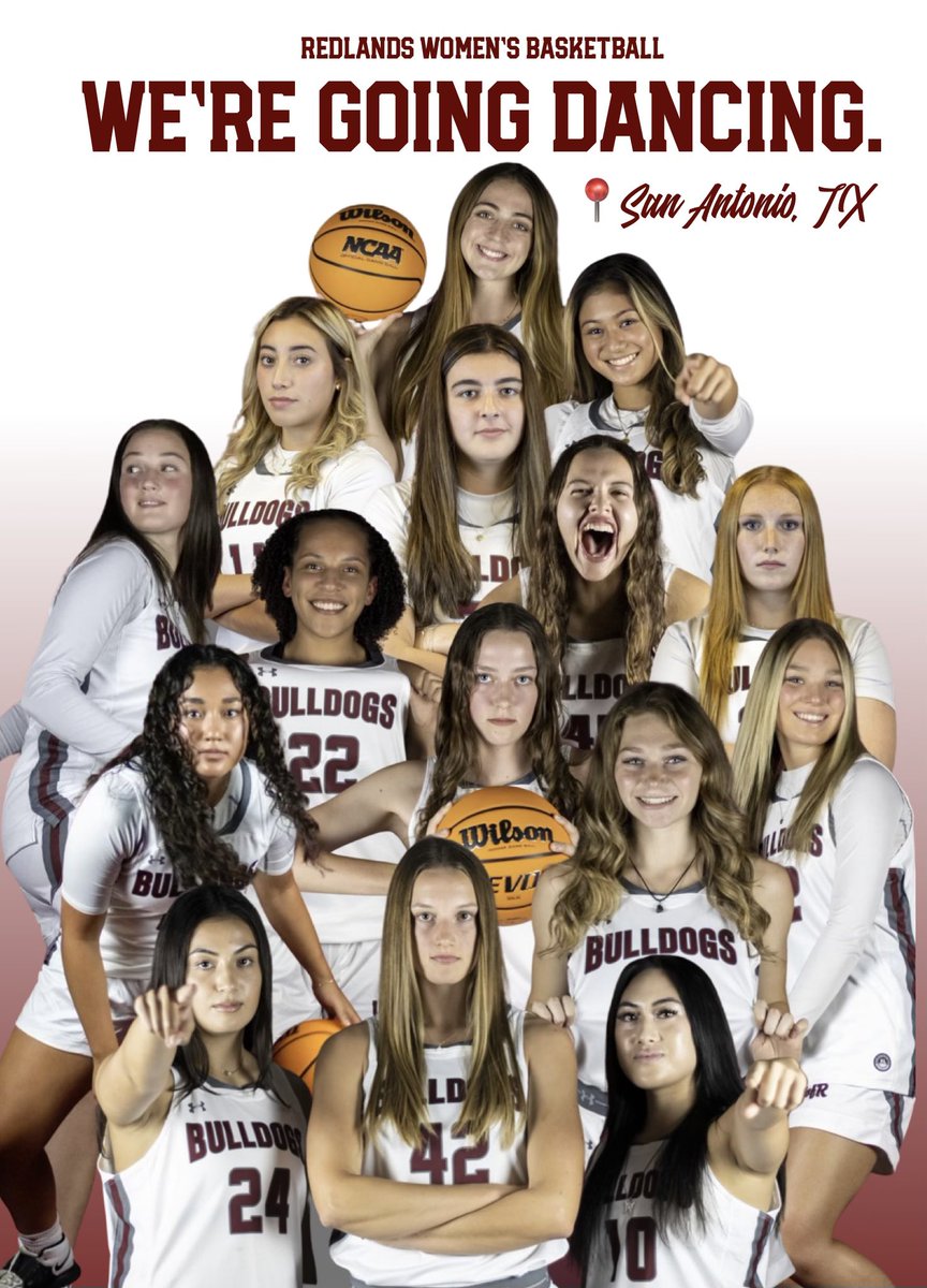We are going dancing! Proud of this group! Tip off Friday 5:30pm at Trinity University (San Antonio, TX) vs Hardin-Simmons University
