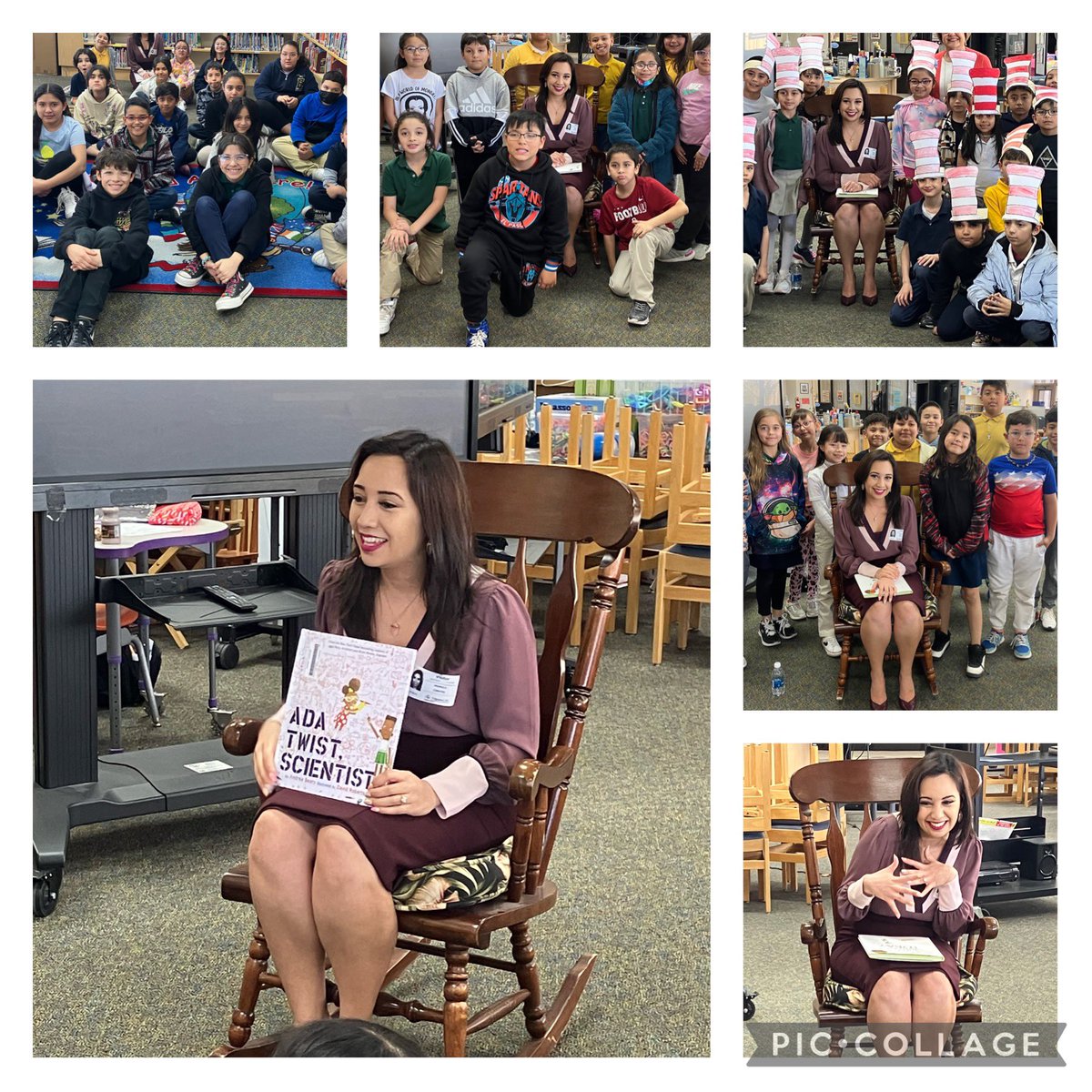 Thank you @MonicaKTSM , for coming to read to our students! #ReadOn #yisdreads #ReadAcrossAmericaWeek @EdgemereSchool @YISDLibServices @YsletaISD @Gmaria1G @catherinedoc12 @BrendaChR1 @_IreneAhumada @edgisliteracy @TDS_Library @rveslibrary @EKIS_LIBRARY