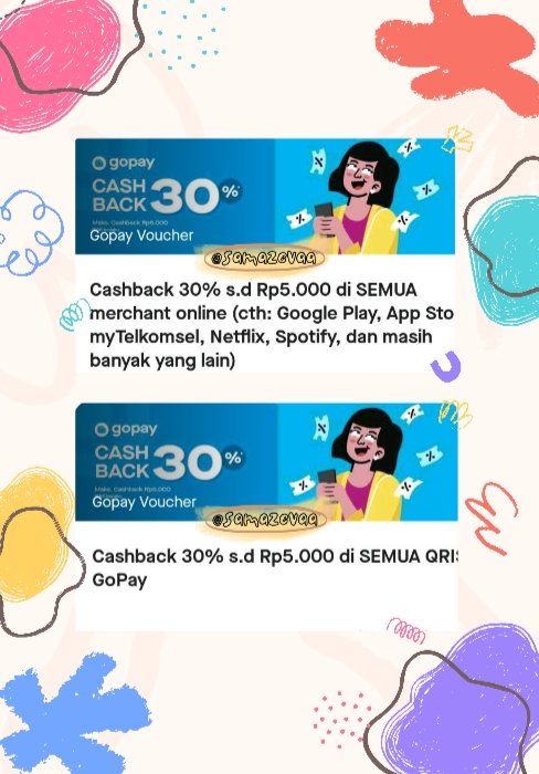 cek gojek kalian, drpd hangus bisa cairin sama aku 🙆‍♀️ get 3k per voucher, cv 5 voc bonus saldo berlaku kelipatan 🫶🏼
.
wtb vc voc cashback cb gopay gojek qris qr merchant online 30% #zonauang #zonajajan #zonaba #zonabu