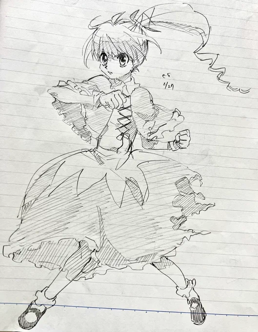 とりあえずリハビリ模写 