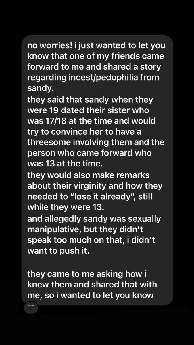 blockbleedertx's tweet photo. *PLEASE READ* after being informed recently of sandy calleja’s actions. blockbleeder is no longer. our full statements can be found in these screenshots https://t.co/mL9Z9QQZQx