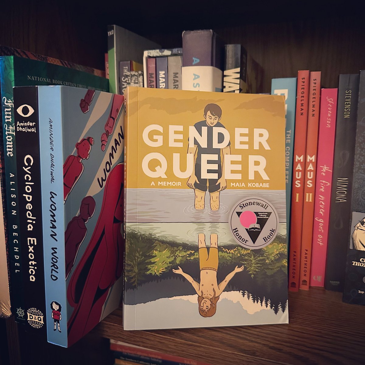 The most banned book in America is a work of profound honesty, vulnerability, and grace. 📚 #amreading #MaiaKobabe’s #GenderQueer #graphicmemoir #readharder #BookTwitter
