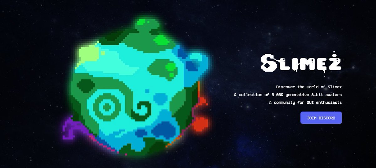 We're excited to announce the dewMap has officially been revealed. Check our official website for full details.slimez.xyz  💦💦
The priority mission of Slimez is always establishing a community for NFT enthusiasts. Meanwhile, cool things are coming:  🧵👇