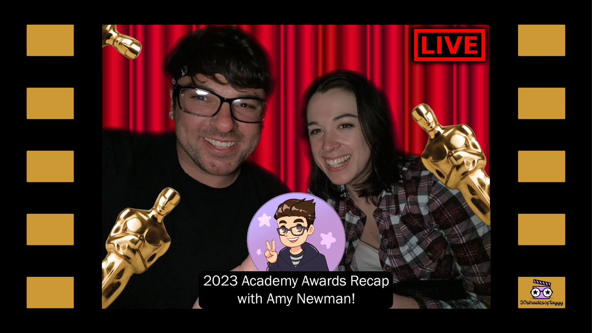 2 weeks from tonight, join me &amp; a very special guest: <a href="/amy_n_newman/">Slay-me Booman</a> as we do a LIVE recap of the 2023 Academy Awards on my YouTube channel, 50shadesoftayyy, Monday, March 13th @ 8:00pm PST. We hope you can join us. You won't want to miss this! 🏆

youtube.com/@50shadesoftay…